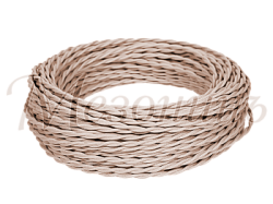 Провод монтажный витой ПВХ 3х2,5мм, цвет - бежевый (бухта 50м), ТМ "МЕЗОНИНЪ" GE70152-15 GE70152-15