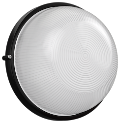 Светильник НПП1101 круг 100Вт IP54 черный IEK LNPP0-1101-1-100-K02