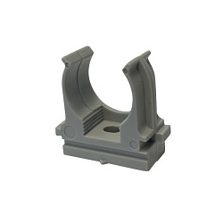 Крепеж-клипса для монтаж. пист. d16 мм (100 шт) серая EKF-Plast derjp-z-16