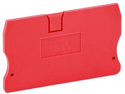 Заглушка для КПИ 2в-1,5/2,5 красная IEK YZN11D-ZGL-002-K04