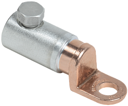 Медно-алюминиевый механический наконечник со срывными болтами АММН 50-95 до 1кВ IEK UZA-28-S50-S95-21