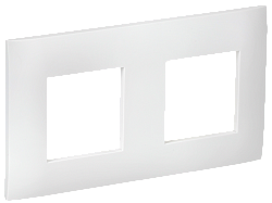 SKANDY Рамка 2-местная SK-F02W арктический белый IEK SK-M22-K01