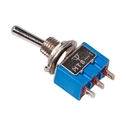 Тумблер 250V 3А (3c) ON-OFF-ON однополюсный Micro (MTS-103) REXANT 36-4011