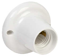 Патрон потолочный Ппл27-04-К21 Е27 пластик белый IEK EPP12-04-01-K01