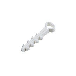 Дюбель-хомут 5-8мм, прямоугольный, белый (100 шт/уп) REXANT 07-4608