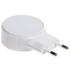 Сетевое зарядное устройство 2хUSB (СЗУ) (5 V,2100 mA+1000 mA ) белое REXANT 18-2223