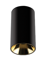 Светильник светодиодный накладной PDL-R 14080 GU10 черный/золото 230V IP20 Jazzway 5031364
