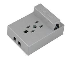 Розетка телефонная универсальная, серая REXANT 03-0011-4