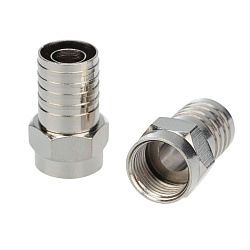 F-разъем RG-6, обжим REXANT 05-4031