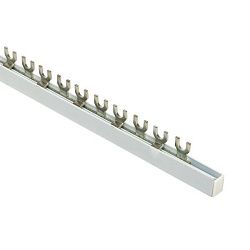 Шина соед. типа FORK для 2-п нагр. 100А 54 мод. EKF fork-02-100