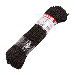 Шнур с сердечником 7 мм 50 м черный REXANT 77-1751-1