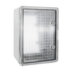 Корпус пластиковый ЩМПп 350х250х150мм прозрачная дверь IP65 DEKRON DEK-P-352515-65