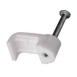 Крепеж кабеля плоский 10х3 мм, белый (50 шт/уп) REXANT 07-4209