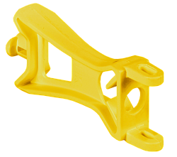 TITAN 5 Стойка фальш-панели желтая IEK YIS50-SFP-K05