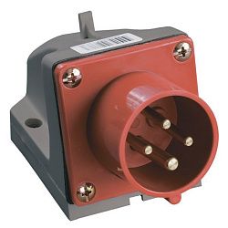 Вилка стационарная ССИ-514 3Р+РЕ 16А 380-415В IP44 IEK PSR52-016-4