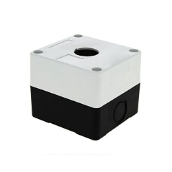 КП101 пластиковый 1 кнопка белый EKF cpb-101-w