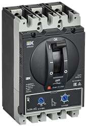 ARMAT Автоматический выключатель в литом корпусе 3P типоразмер D 85кА 160А расцепитель термомагнитный регулируемый IEK AR-MCCB-3D-085-0160A-ATUC
