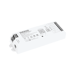 Контроллер SMART пятиканальный WOLTA WLC-C/05-15A 12-24В 5х3А IP20 2,4ГГц 122х38х22мм 1/100 WLC-C/05-15A