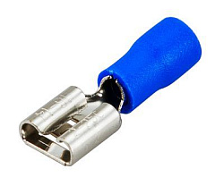 Клемма плоская изолированная РПи-м 2.5-(6.3)/РпИм 2-250 гнездо 6.6 мм 1.5-2.5 мм² REXANT 08-0433