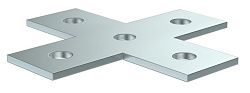 Пластина соединительная X-образная для STRUT-профиля EZ IEK CLM50D-PXS-136-40