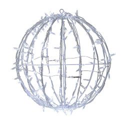Шар светодиодный 230V, диаметр 50 см, 200 светодиодов, эффект мерцания, цвет белый NEON-NIGHT 501-613