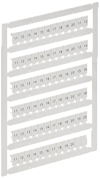ARMAFIX Маркер для CTS/CP 4мм2 с символами "11-20" IEK AF-CT10D-M-004-02