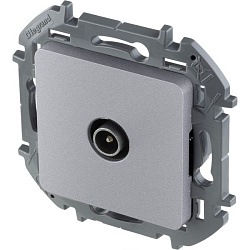 INSPIRIA Розетка TV тип звезда алюминий 673852