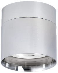 LIGHTING Светильник 4014 накладной потолочный поворотный под лампу GX53 хром IEK LT-UPB0-4014-GX53-1-K23