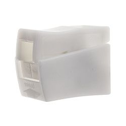 Строительно-монтажная клемма СМК 224-112 для светильника на 2 проводника (0,2-2,5)/(0,14-2,5) мм², белая (100 шт./уп.) REXANT 07-2411