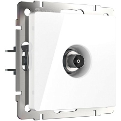 ТВ-розетка оконечная (белый) Werkel W1183001