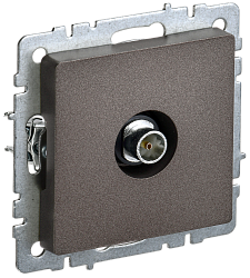 BRITE Розетка TV оконечная РТВ11-0-БрТБ темная бронза IEK BR-A10-O-K45