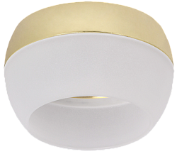 LIGHTING Светильник 4010 накладной потолочный под лампу GX53 золото IEK LT-UPB0-4010-GX53-1-K22