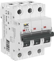 ARMAT Автоматический выключатель M10N 3P K 3А IEK AR-M10N-3-K003