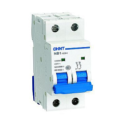 Автоматический выключатель NB1-63H 2P 20A 10кА х-ка C ® CHINT 179828