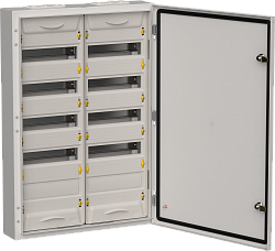 TITAN 5 Корпус металлический ЩРн-120 (2х60) 835х570х140мм IP54 серый (одна дверь) IEK TI5-50-N-2X060-54-7035