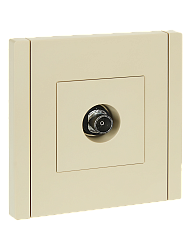 FORTE&PIANO Розетка TV оконечная FP428 ваниль IEK FP-A10-O-K10