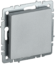 BRITE Заглушка с суппортом МЗ10-БрА алюминий IEK BR-PL10-K47