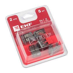 Клемма СМК 221-412 блистер (5шт.) EKF plc-smk-221-412b