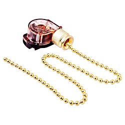 Выключатель для настенного светильника с цепочкой 270мм «Gold» REXANT 32-0102