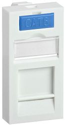 ITK Вставка 45х22,5мм для 1 модуля Keystone Jack с маркером CS6-11M