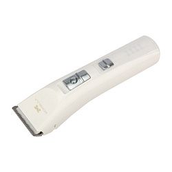 Машинка для стрижки домашних животных со светодиодным индикатором 3,7 В, белая 60-0614