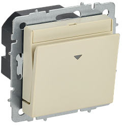 BRITE Выключатель карточный 30А ВС10-1-8-БрКр бежевый IEK BR-V11-0-10-K10