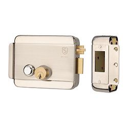 Замок электромеханический накладной универсальный  SC-20, с возможностью блокировки кнопки открывания 45-0909