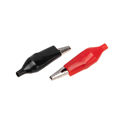 Зажим крокодил в изоляторе, длина 56мм, ток 5A, 2 шт., пакет БОПП REXANT 16-0003-9