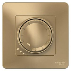 Светорегулятор поворотно-нажимной универсальный СП Blanca 400Вт титан SE BLNSS040014 1210366