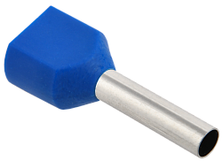 Наконечник НШВИ(2) 2,5-13 синий (20шт/упак) IEK UTE10-4-D3-3-100