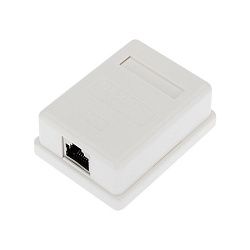 Розетка компьютерная внешняя, 1-порт FTP RJ-45 (8P8C), CAT 6 REXANT 03-0142