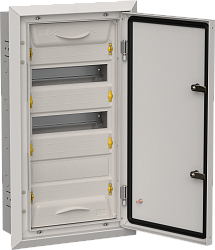 TITAN 5 Корпус металлический ЩРв-36 (1х36) 630х365х130мм IP31 серый (одна дверь) IEK TI5-50-V-036-31-7035