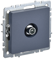 BRITE Розетка TV проходная РТВ10-0-БрМ маренго IEK BR-A10-P-K35