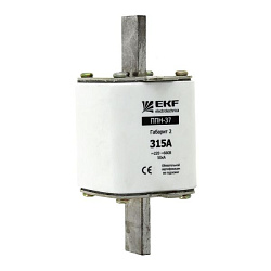 Плавкая вставка ППН-37 400/315А габарит 2 EKF fus-37/400/315